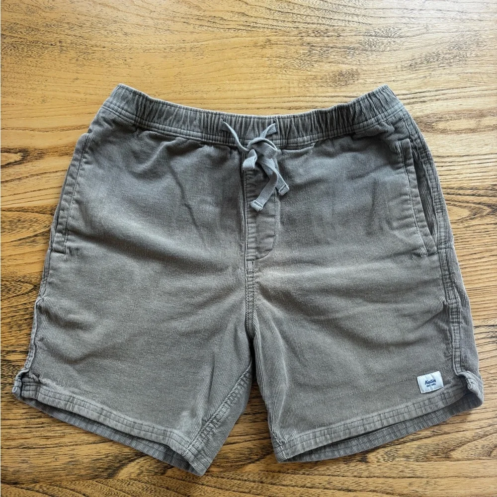 Katin Men's Tan Corduroy Drawstring Shorts
